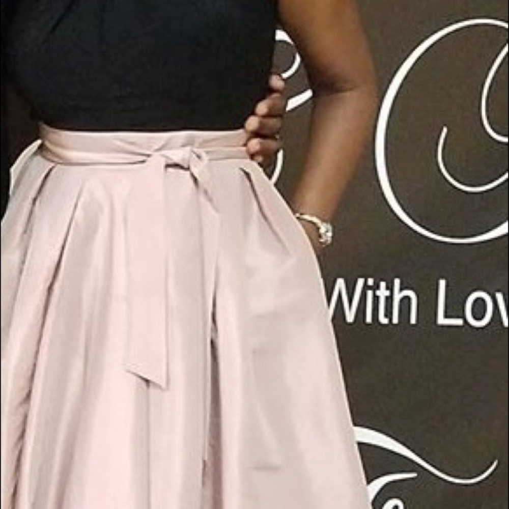 SLNY Black / Pink Dress